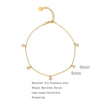 Jewelry Zircon Pendant Necklace And Bracelet Geometric Design Electroplated