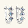 Joker Style Geometric Moissanite S225 Silver Earrings Jewelry