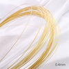 14K Gold Jewelry Accessories With Geometric Style Electroplated Beaded Extended Chain And Lobster Clasp For Diy Bracelet And Necklace