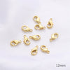 14K Gold Jewelry Accessories With Geometric Style Electroplated Beaded Extended Chain And Lobster Clasp For Diy Bracelet And Necklace