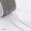 14K Gold Jewelry Accessories With Geometric Style Electroplated Beaded Extended Chain And Lobster Clasp For Diy Bracelet And Necklace