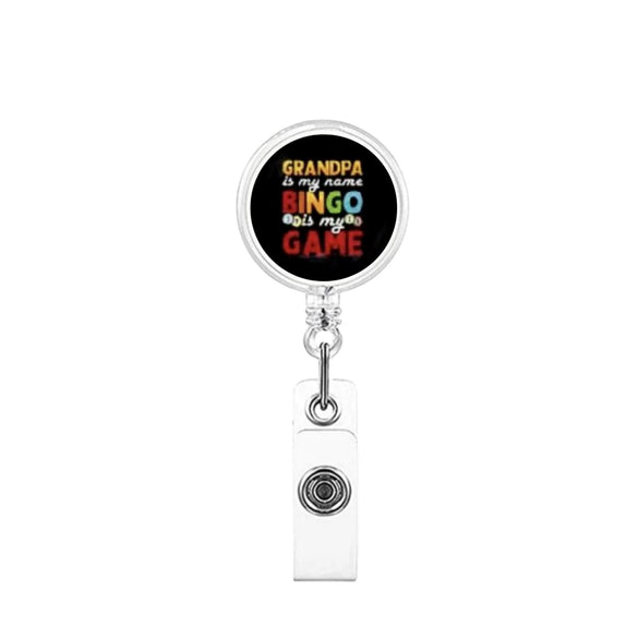 Key Chain Plastic Abs Modern Art Billiard Patch Retractable Rotating Id Back Clip Glue Puller