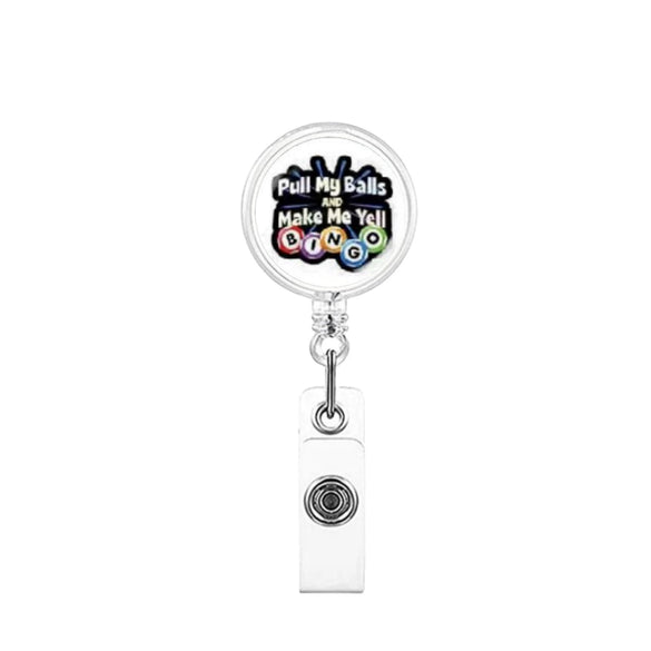 Key Chain Plastic Abs Modern Art Billiard Patch Retractable Rotating Id Back Clip Glue Puller