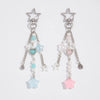 Key Pendant Alloy Acrylic Imitation Pearl Fruit Pattern Semimanual Strawberry Bow Fivepointed Star Design