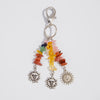 Key Pendant Alloy Acrylic Imitation Pearl Fruit Pattern Semimanual Strawberry Bow Fivepointed Star Design