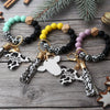 Keychain And Bracelet Plastic Resin Geometric Handmade