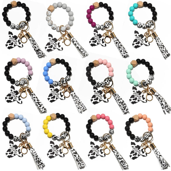 Keychain And Bracelet Plastic Resin Geometric Handmade