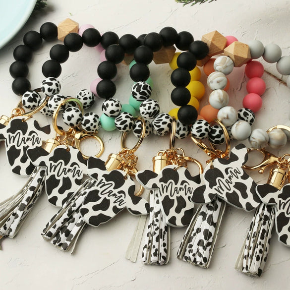 Keychain And Bracelet Plastic Resin Geometric Handmade