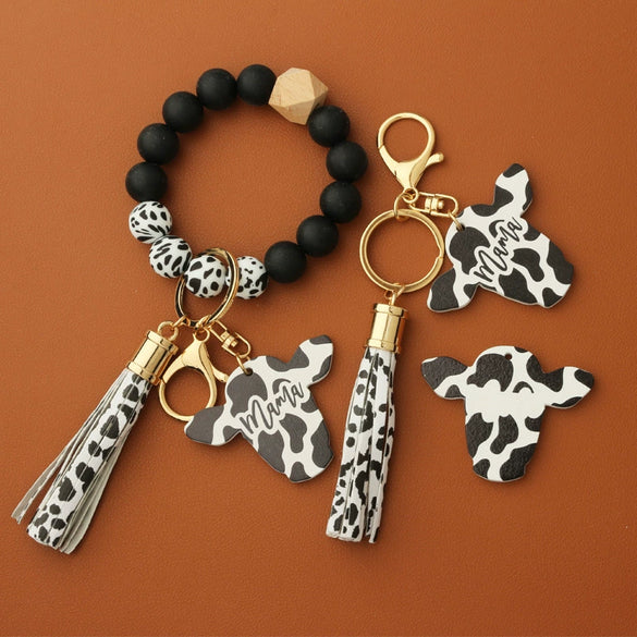 Keychain And Bracelet Plastic Resin Geometric Handmade