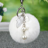 Keychain Metal Plush Fur Ball Women's Creative Bag Pendant