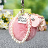 Keychain Metal Plush Fur Ball Women's Creative Bag Pendant