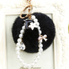 Keychain Metal Plush Fur Ball Women's Creative Bag Pendant