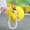 Keychain Metal Plush Fur Ball Women's Creative Bag Pendant