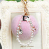Keychain Metal Plush Fur Ball Women's Creative Bag Pendant