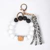 Keychain Pendant Silicone Beaded Tassel Plastic Resin