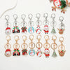 Keychain Pendant Zinc Alloy Christmas Tree Electroplated With Christmas Style