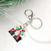 Keychain Pendant Zinc Alloy Christmas Tree Electroplated With Christmas Style