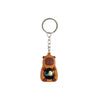Keychain Pvc Soft Rubber Cartoon Solar System Galaxy Capybara Double Sided Glass Ball