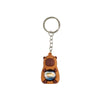 Keychain Pvc Soft Rubber Cartoon Solar System Galaxy Capybara Double Sided Glass Ball