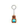 Keychain Pvc Soft Rubber Cartoon Solar System Galaxy Capybara Double Sided Glass Ball