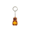 Keychain Pvc Soft Rubber Cartoon Solar System Galaxy Capybara Double Sided Glass Ball