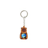 Keychain Pvc Soft Rubber Cartoon Solar System Galaxy Capybara Double Sided Glass Ball