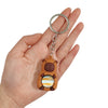 Keychain Pvc Soft Rubber Cartoon Solar System Galaxy Capybara Double Sided Glass Ball