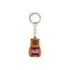 Keychain Pvc Soft Rubber Cartoon Solar System Galaxy Capybara Double Sided Glass Ball