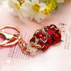 Keychain Zinc Alloy Cross Rhinestone Modern Art Creative