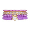 Kids' Bracelet Set Alloy Glass Polymer Clay Pearl Geometric Handmade