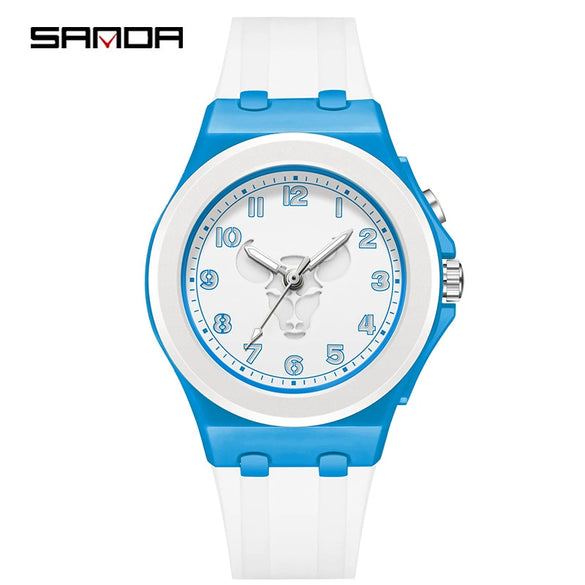 Kids Digital Watch Versatile Casual Minimalist Style Twelve Constellations Abs Case Tpu Strap Round Dial