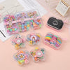 Kids Hair Accessories Set Alloy Rubber Band Electroplated For Little Girls