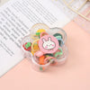 Kids Hair Accessories Set Alloy Rubber Band Electroplated For Little Girls