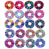 Kids' Handmade Cloth Round Hair Ring Headband With Laser Gradient And Bronzing