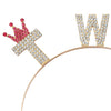 Kids Headband And Shoulder Strap Twopiece Set Glitter Cloth Zinc Alloy Semimanual And Semimechanical