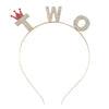 Kids Headband And Shoulder Strap Twopiece Set Glitter Cloth Zinc Alloy Semimanual And Semimechanical
