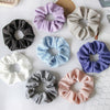 Knitted Fabric Large Intestine Hair Ring Striped Solid Color