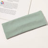 Knitted Hair Band Thread Cotton Sweatabsorbent Breathable Mixed Color Plaid Women's Yoga Headband