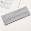 Knitted Hair Band Thread Cotton Sweatabsorbent Breathable Mixed Color Plaid Women's Yoga Headband