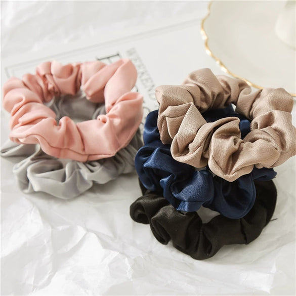 Knotted Cloth Hair Ties Simple Women's Hair Accessories High Elasticity Seiko Crafted