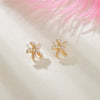 Korea Small Pearl Simple And Versatile Starfish Shell Earrings Wholesale Gooddiy