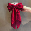 Korean Big Bow Floral Long Ribbon Hairpin Wholesale Gooddiy