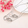 Titanium Steel 18K Gold Plated Korean Style Heart