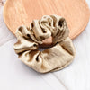 Korean Pure Color Mercerized Satin Hair Ring Handmade Cloth Ponytail Hair Rope Wholesale Gooddiy