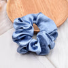 Korean Pure Color Mercerized Satin Hair Ring Handmade Cloth Ponytail Hair Rope Wholesale Gooddiy