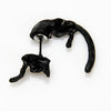 Korean Style Cute Long Tail Leopard Small Leopard Piercing Animal Earrings Creative Simple Earrings Wholesale