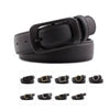 Korean Style Imitation Leather Women Decorative Pin Buckle Belt Fashion All Match Pants Round Buckle Belt