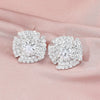 Korean Style Rhinestone Diamond Stud Earrings