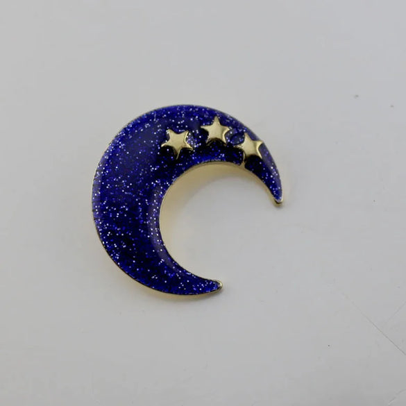 Korean Style Star Alloy Enamel Women'S Brooches
