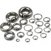 316L Stainless Steel Round Clip Ball Multipurpose Ring Earrings Ear Bone Ring Unisex Simple Style